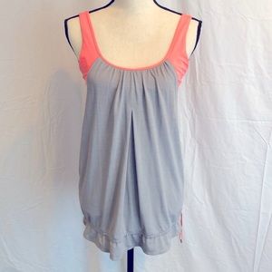 Lululemon Run Times Tank Grey/Flare Size 10